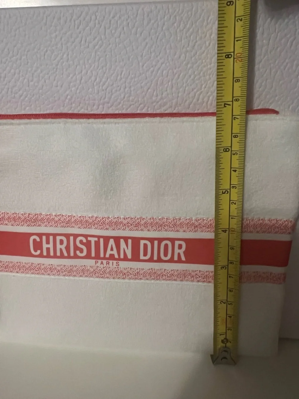 Dior Terry Cloth Pouch with Dior Box - Picture 3 of 10